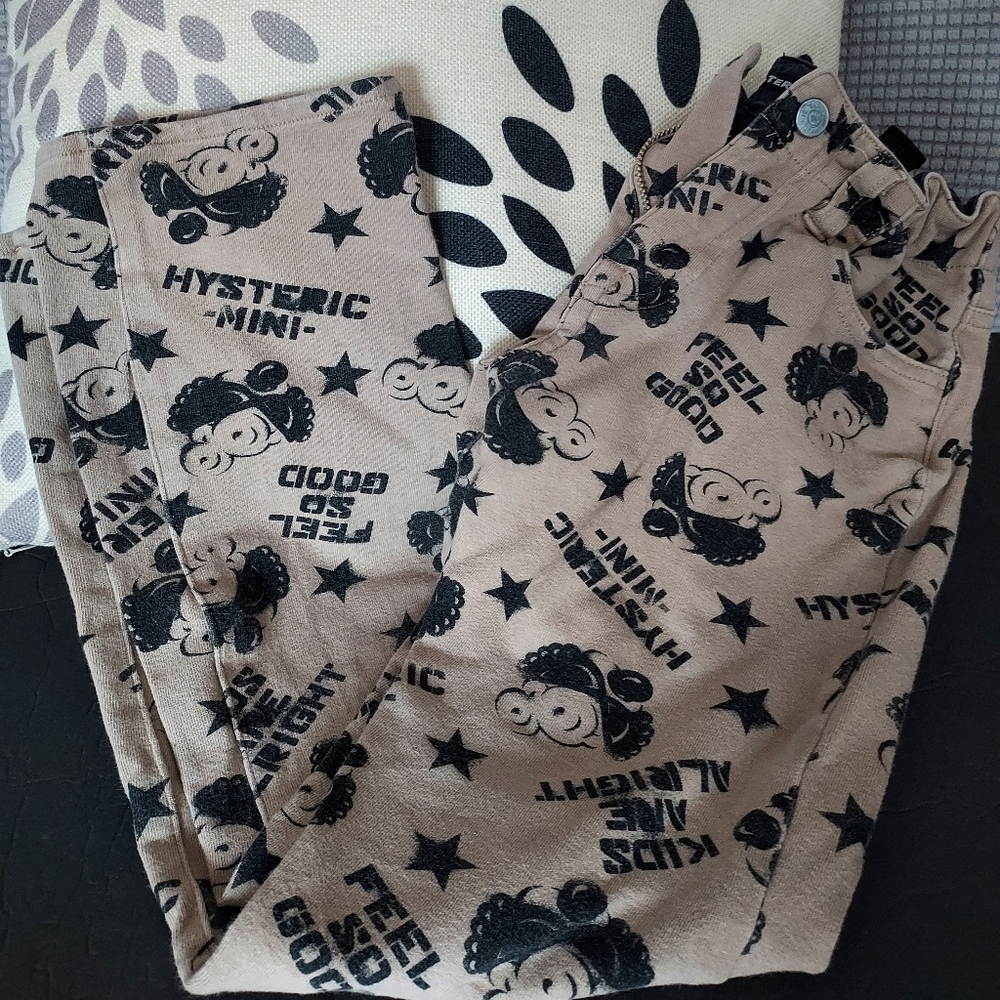 Japan Brand Hysteric Mini Cotton pattern Long trousers boy girl